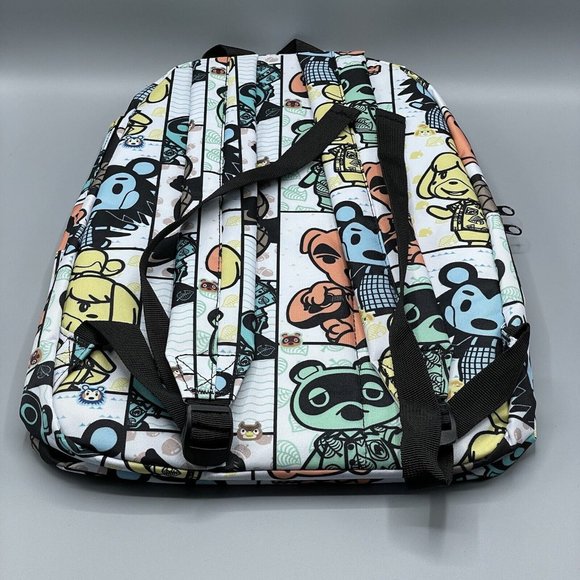 Animal Crossing Characters Backpack 18” Hot Topic NWT New Horizons 2021 Nintendo - Picture 2 of 2